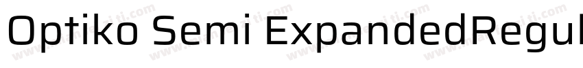 Optiko Semi ExpandedRegular字体转换